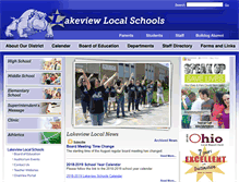 Tablet Screenshot of lakeviewlocal.org